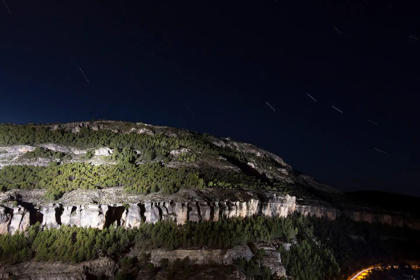 Cielo estrellado de noche