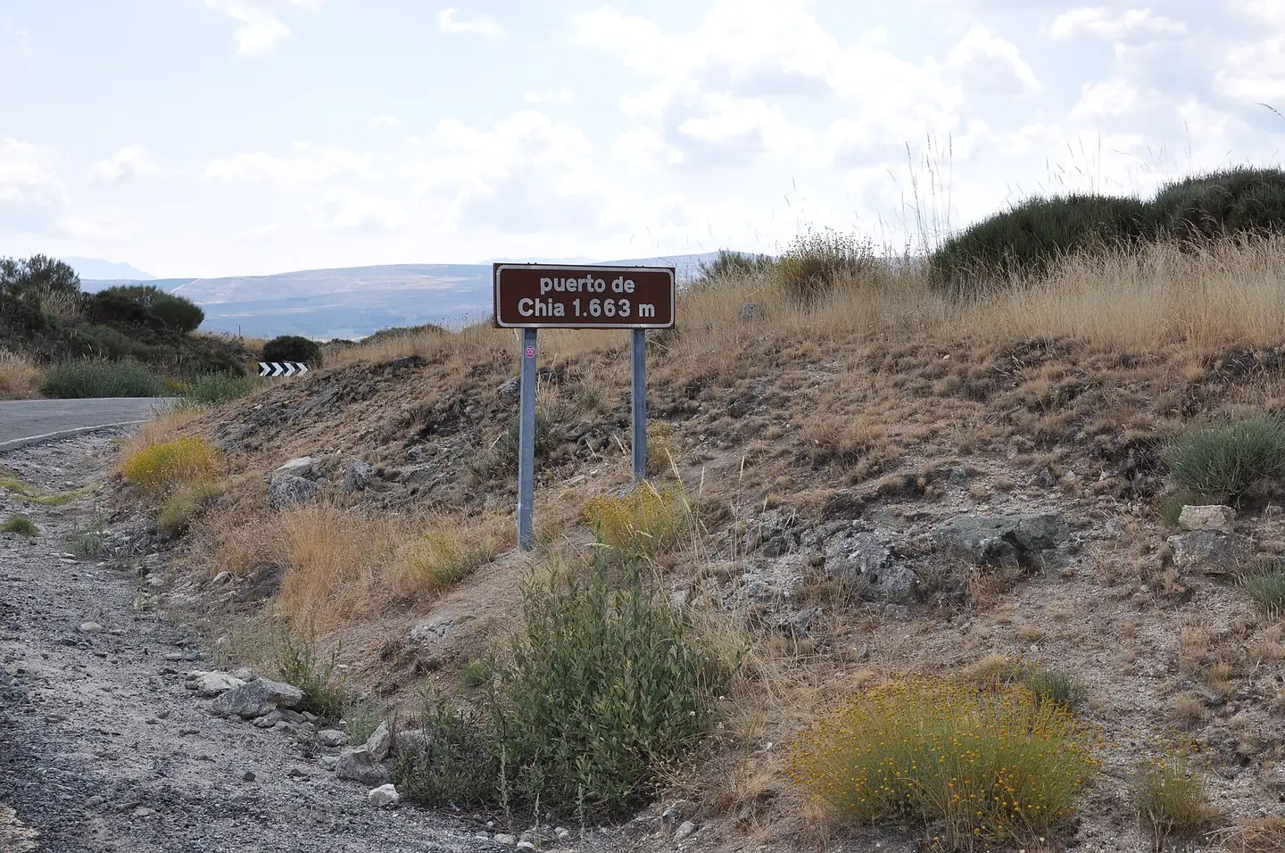 Carretera de montaña en España