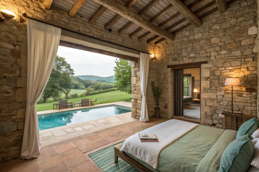 Sueñas con Vacaciones Privadas? Estas 5 Suites en España Tienen Piscina Solo para Ti Masía rural con piscina privada en el campo de Girona,suites con piscina privada