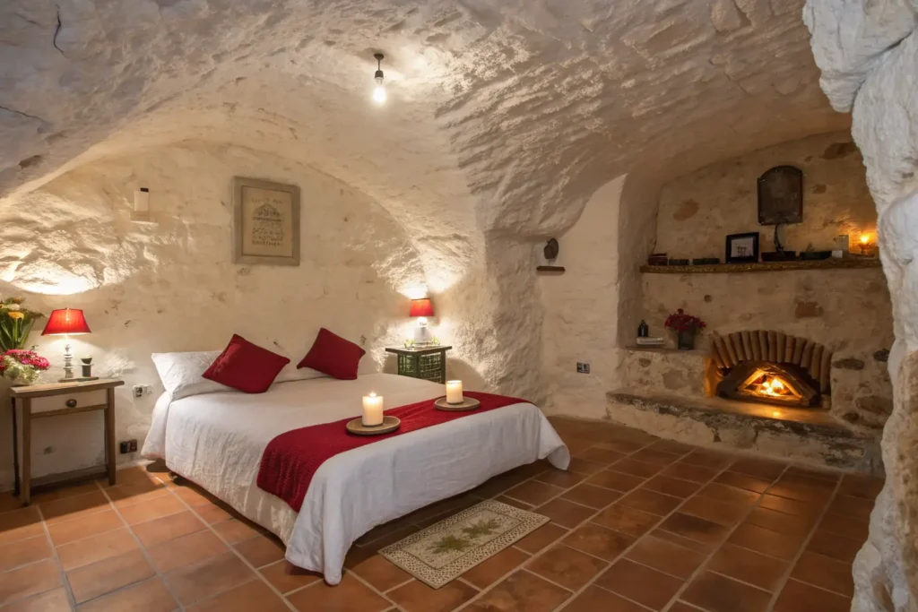 Dormir en una casa cueva en Guadix con encanto rústico y cálido

